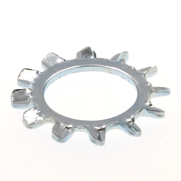 Prime-Line External Tooth Lock Washer, For Screw Size 3/8 in Steel, Zinc Plated Finish, 50 PK 9083257 - main